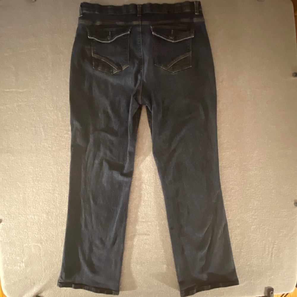 Lee Sinfully Soft Womens Dark Wash Straight Leg Jeans Blue Denim A-09-139